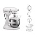 Mezcladora Kitchenaid 5K blanca