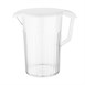 Tapa de policarbonato blanca Kristallon para jarra de 0,9L
