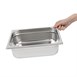 Recipiente Gastronorm GN1/2 Bourgeat acero inoxidable 100mm