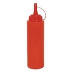 Botella para salsa rojo 340ml Vogue