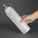 Bote para salsa transparente Vogue 681ml
