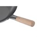 Wok acero templado 356mm Vogue base plana