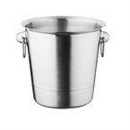 Cubo enfriador de vino Olympia acero inoxidable cepillado