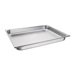 Recipiente Gastronorm acero inoxidable tamaño completo doble 65mm Vogue