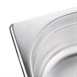 Recipiente Gastronorm acero inoxidable tamaño completo doble 65mm Vogue