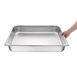 Recipiente Gastronorm acero inoxidable tamaño completo doble 100mm Vogue