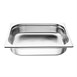 Recipiente Gastronorm acero inoxidable tamaño dos tercios 65mm Vogue