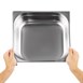 Recipiente Gastronorm acero inoxidable tamaño dos tercios 100mm Vogue