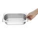 Recipiente Gastronorm acero inoxidable tamaño un cuarto 65mm Vogue