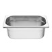 Recipiente Gastronorm acero inoxidable tamaño un cuarto 100mm Vogue