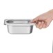 Recipiente Gastronorm acero inoxidable tamaño un noveno 65mm Vogue