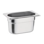 Recipiente Gastronorm acero inoxidable tamaño un noveno 100mm Vogue
