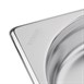 Recipiente Gastronorm acero inoxidable tamaño un noveno 150mm Vogue