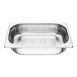 Recipiente Gastronorm acero inoxidable perforado tamaño medio 65mm Vogue