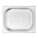 Recipiente Gastronorm acero inoxidable perforado tamaño medio 65mm Vogue