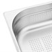 Recipiente Gastronorm acero inoxidable perforado tamaño medio 100mm Vogue