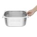 Recipiente Gastronorm acero inoxidable perforado tamaño medio 150mm Vogue