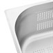 Recipiente Gastronorm acero inoxidable perforado tamaño medio 150mm Vogue