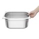 Cubeta Vogue acero inoxidable Gastronorm 1/2 150mm