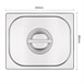 Tapa Vogue acero inoxidable GN1/2