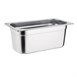 Recipiente Gastronorm acero inoxidable tamaño un tercio 100mm Vogue