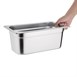 Recipiente Gastronorm acero inoxidable tamaño un tercio 100mm Vogue