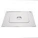 Tapa Gastronorm acero inoxidable tamaño completo doble Vogue