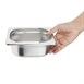 Recipiente Gastronorm acero inoxidable tamaño un sexto 65mm Vogue