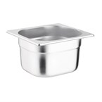 Recipiente Gastronorm acero inoxidable tamaño un sexto 100mm Vogue
