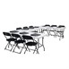Mesa multiusos plegable al centro Bolero 183cm blanca