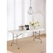 Mesa multiusos plegable al centro Bolero 183cm blanca