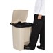 Cubo con pedal Beige 68L Rubbermaid