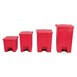 Cubo con pedal Rojo 87L Rubbermaid