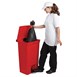 Cubo con pedal Rojo 87L Rubbermaid