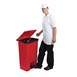 Cubo con pedal Rojo 87L Rubbermaid