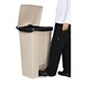 Cubo con pedal Beige 87L Rubbermaid