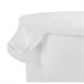 Contenedor Rubbermaid Brute cilíndrico blanco - 38Ltr