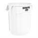 Cubo de basura blanco 75,7L Rubbermaid Brute