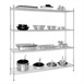 Estantería modular 4 niveles Vogue 1830 x 460mm