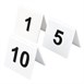 Juego de números para las mesas de plástico Olympia 1-10