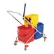 Carro friega-suelos doble Jantex con escurridor