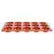 Molde semiesférico de silicona x15 Pavoni