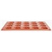 Molde de mini madalenas antiadherente de silicona x20 Pavoni