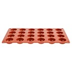 Molde pomponette de silicona x24 Pavoni