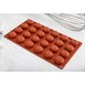 Molde pomponette de silicona x24 Pavoni