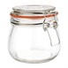 Tarro de conserva con tapa con clip 500ml Vogue