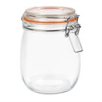 Tarro de conserva con tapa con clip 750ml Vogue