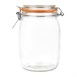 Tarro de conserva con tapa con clip 1L Vogue