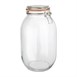 Tarro de conserva con tapa con clip 2L Vogue