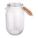 Tarro de conserva con tapa con clip 2L Vogue